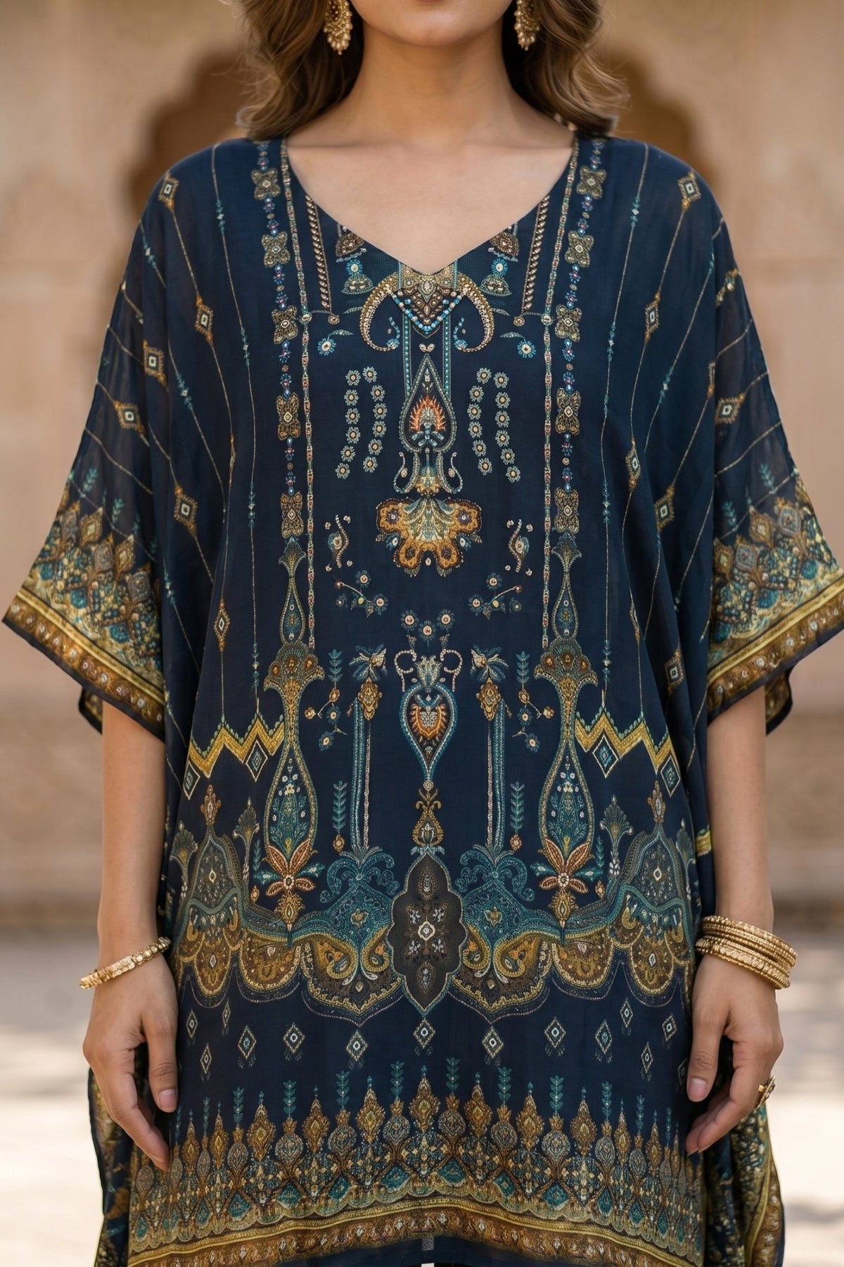Chinon Slik Graceful Kaftan Cord set - Freyaa USA & Canada
