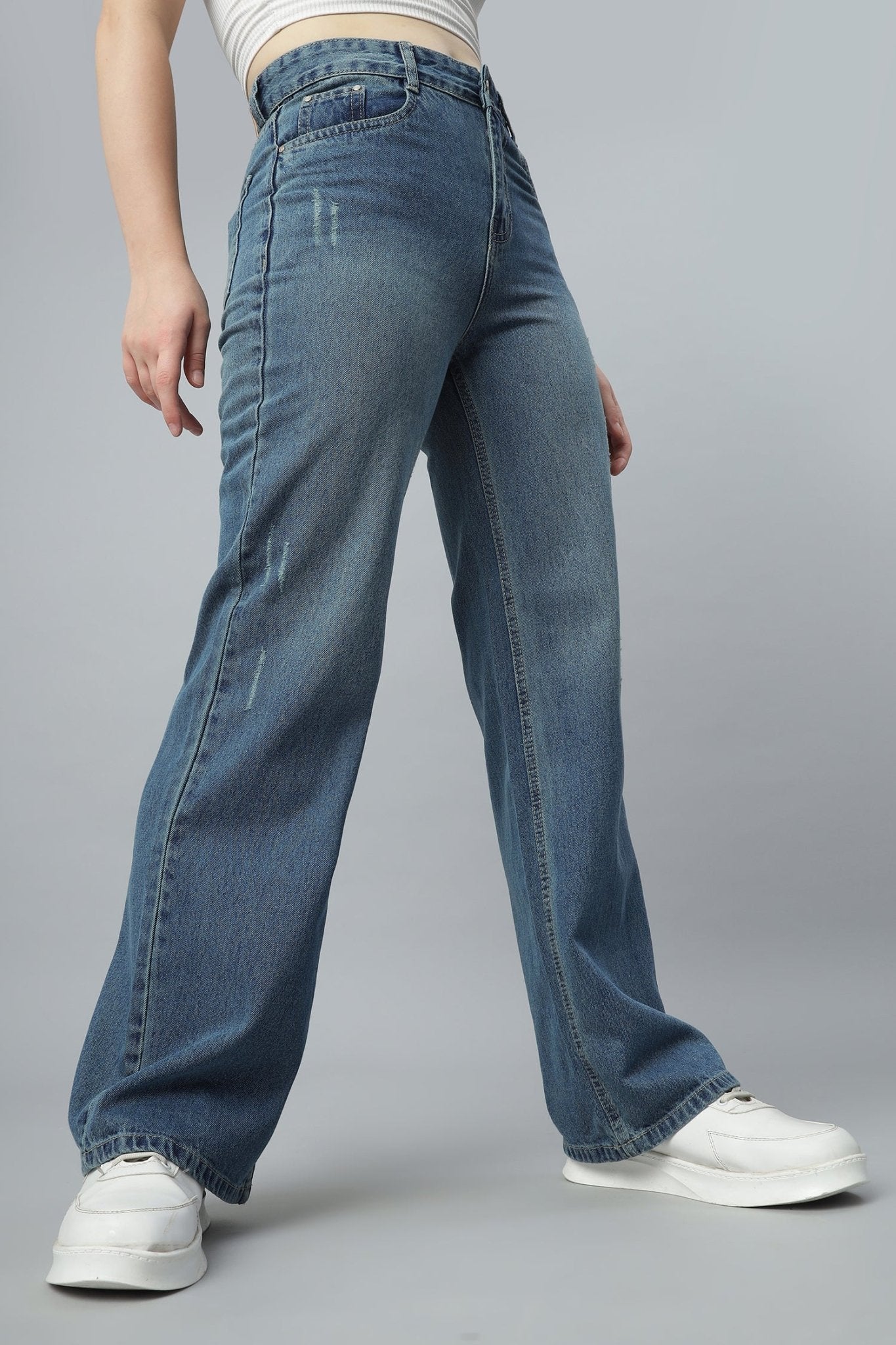 Classic Straight Fit Denim - Freyaa USA & Canada