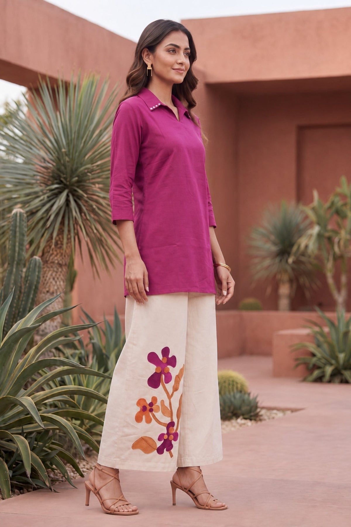 Berry Bloom Contrast CordSet - Freyaa